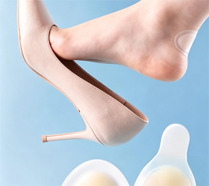Hydrocolloid heel patch