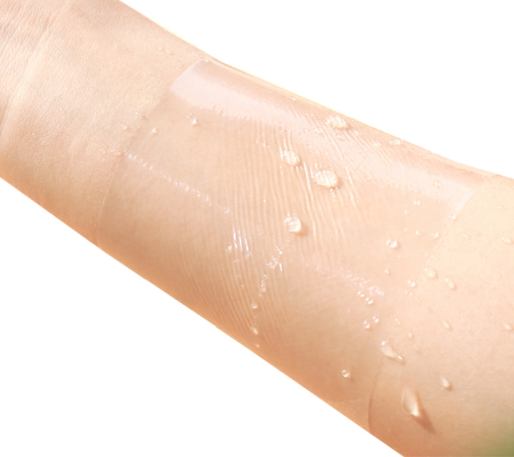 Paper-backed PU film adhesive tape